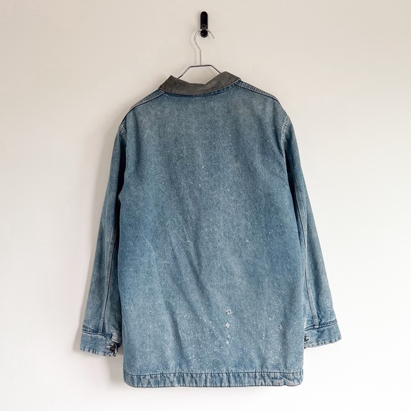 True Vintage 60's Sears Blanket Lined Denim Chore Trucker Jacket USA - Picture 7 of 9